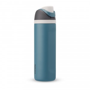 Blue Oasis Owala 24oz FreeSip® Stainless Steel Water Bottle | 0783-VHRZI