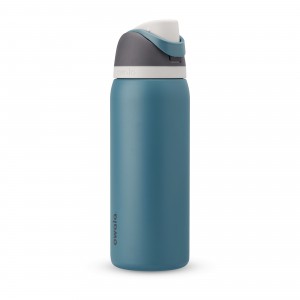 Blue Oasis Owala 32oz FreeSip® Stainless Steel Water Bottle | 8072-FKGHJ