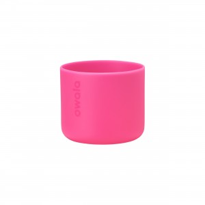 Bright Pink Owala 24oz Silicone Bottle Boot | 1670-JTZSE