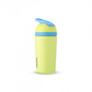 Light Green Owala 14oz Kids' Stainless Steel Flip™ Stainless Steel Water Bottle | 5178-MQSGW