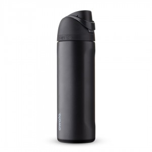 Very, Very Dark Owala 24oz FreeSip® Stainless Steel Water Bottle | 0176-BORSF