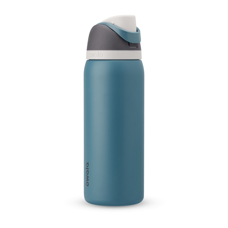 Blue Oasis Owala 32oz FreeSip® Stainless Steel Water Bottle | 8072-FKGHJ