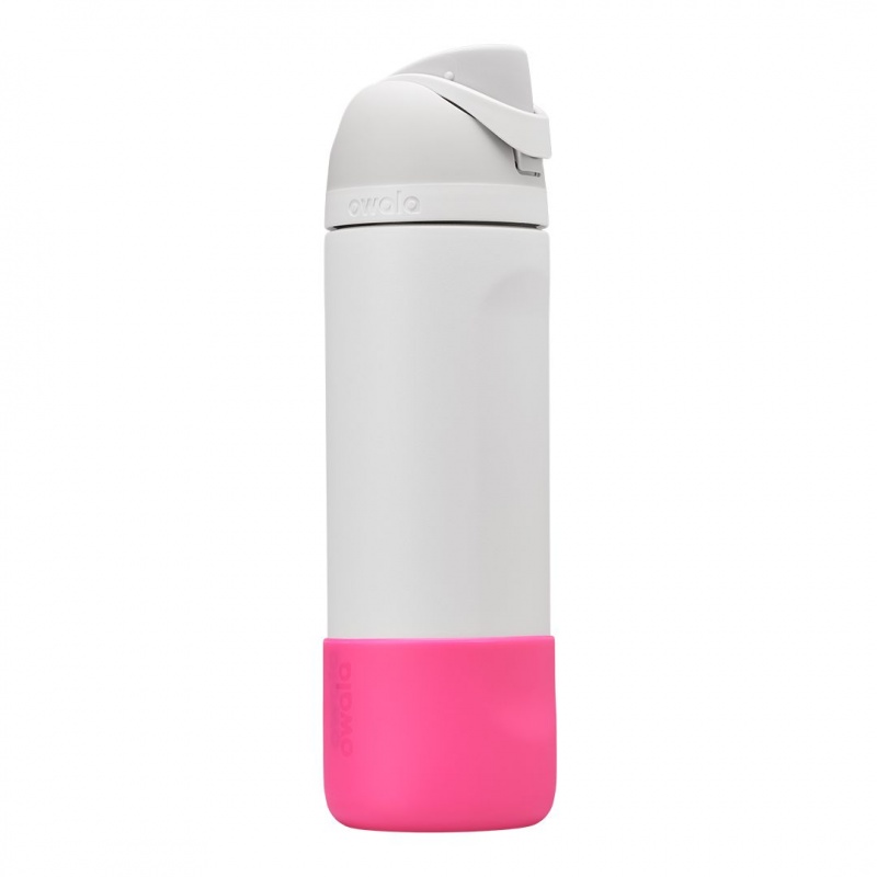 Bright Pink Owala 24oz Silicone Bottle Boot | 1670-JTZSE