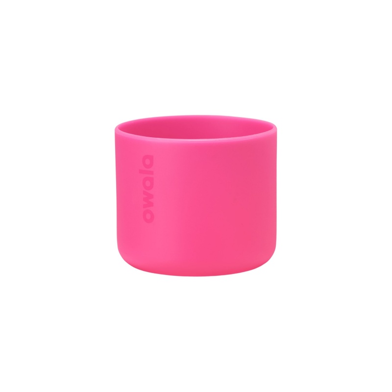 Bright Pink Owala 24oz Silicone Bottle Boot | 1670-JTZSE