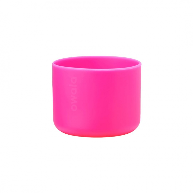 Bright Pink Owala 32oz Silicone Bottle Boot | 7041-WPNLM