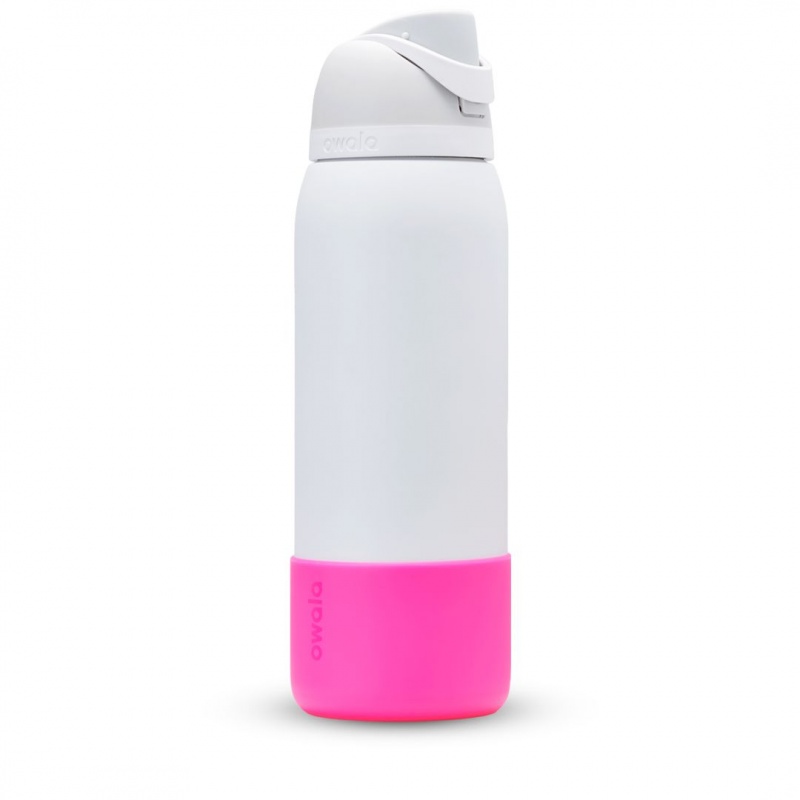 Bright Pink Owala 40oz Silicone Bottle Boot | 4083-IQHTP