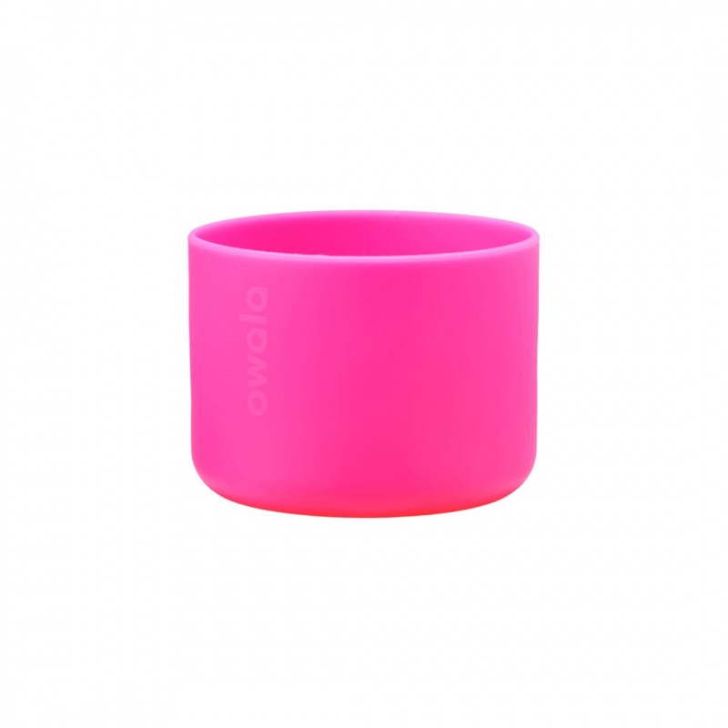 Bright Pink Owala 40oz Silicone Bottle Boot | 4083-IQHTP