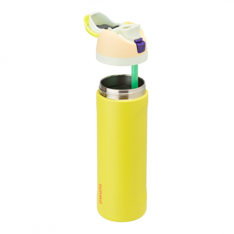 Lemon Limeade Owala 24oz FreeSip® Stainless Steel Water Bottle | 0317-AIJNE