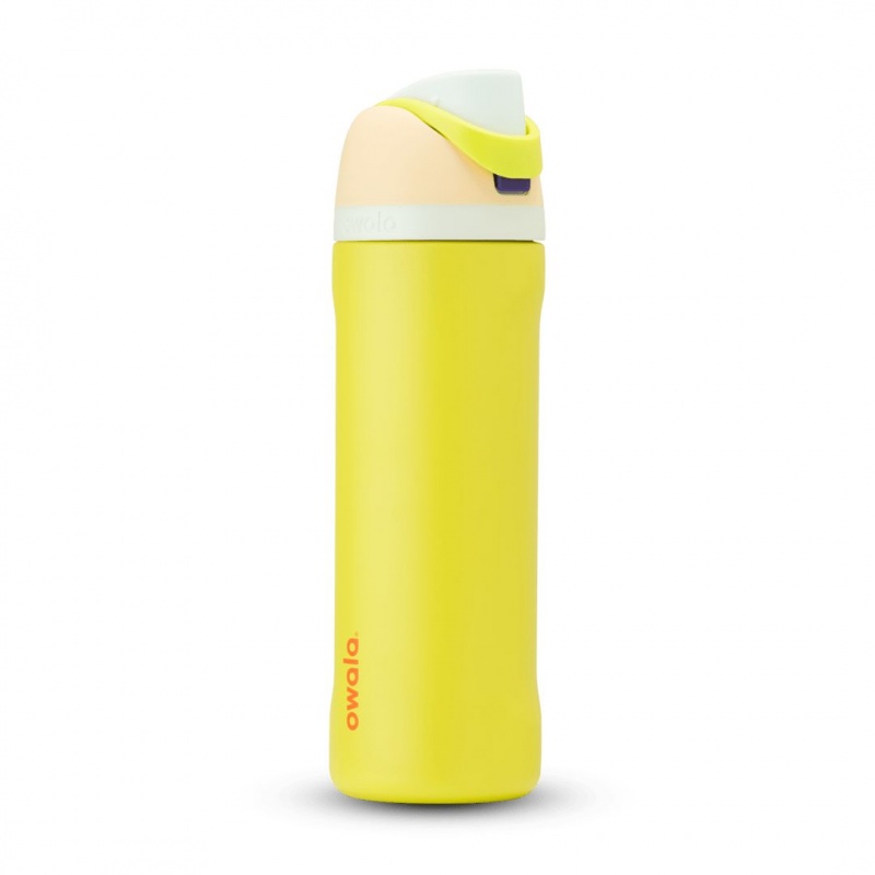 Lemon Limeade Owala 24oz FreeSip® Stainless Steel Water Bottle | 0317-AIJNE