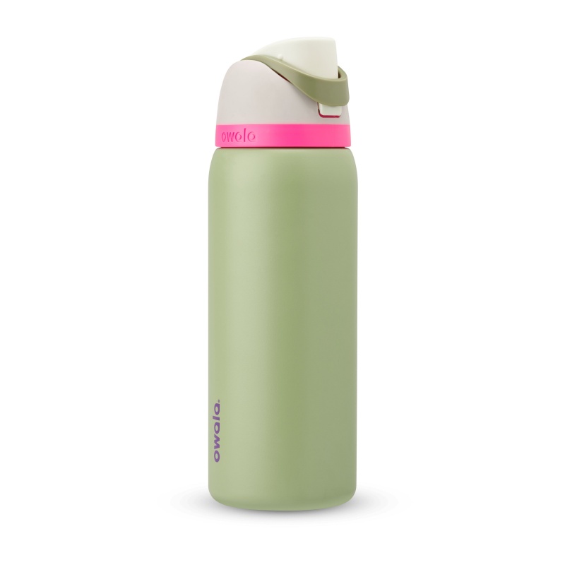 Neo Sage Owala 32oz FreeSip® Stainless Steel Water Bottle | 6305-QPZCT