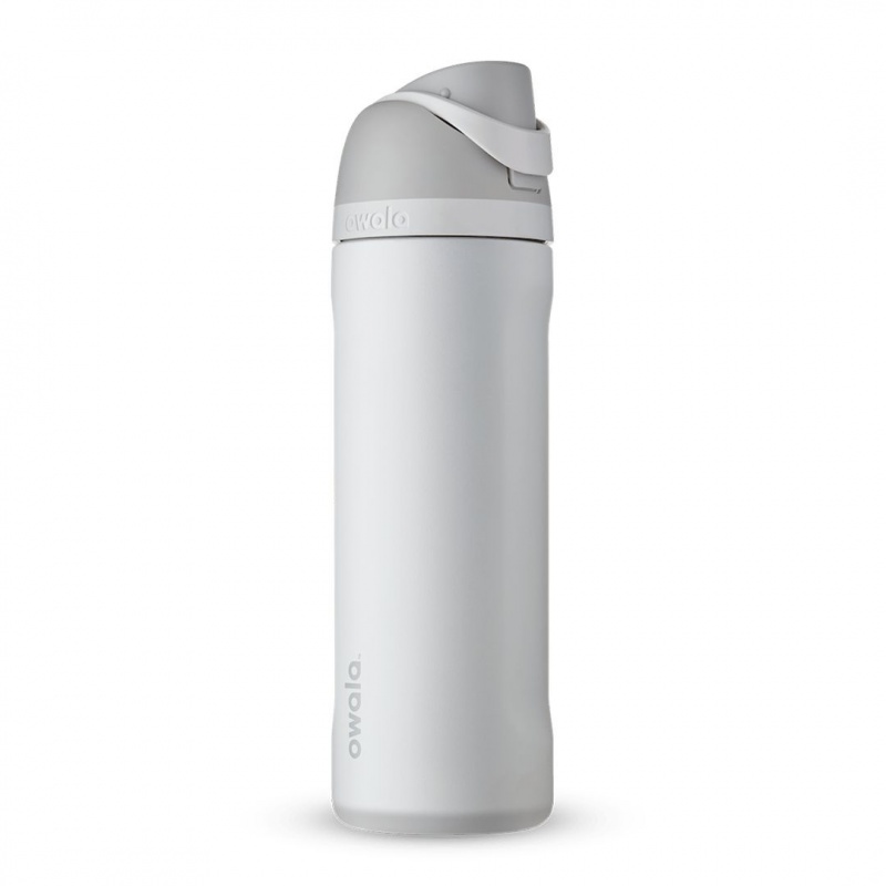 Shy Marshmallow Owala 24oz FreeSip® Stainless Steel Water Bottle | 5861-TXOKE