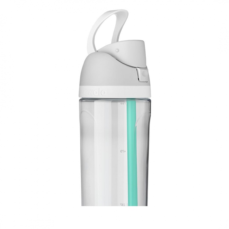 Shy Marshmallow Owala 25oz FreeSip® Tritan Water Bottle | 7312-CZBND