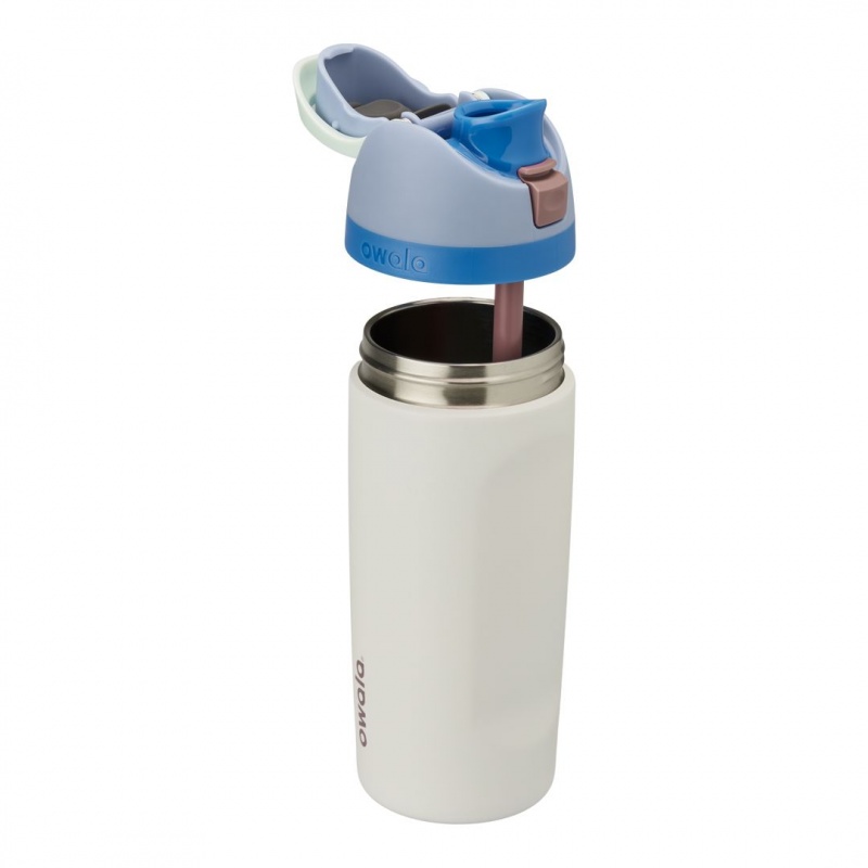 Snow Dragon Owala 16oz Kids' FreeSip® Stainless Steel Water Bottle | 4792-ZLIHS