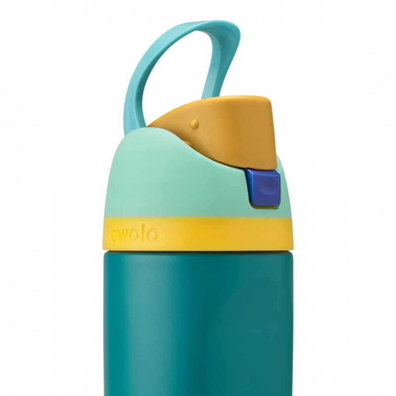 Splishy Splashy Owala 16oz Kids' FreeSip® Stainless Steel Water Bottle | 2163-SDCET