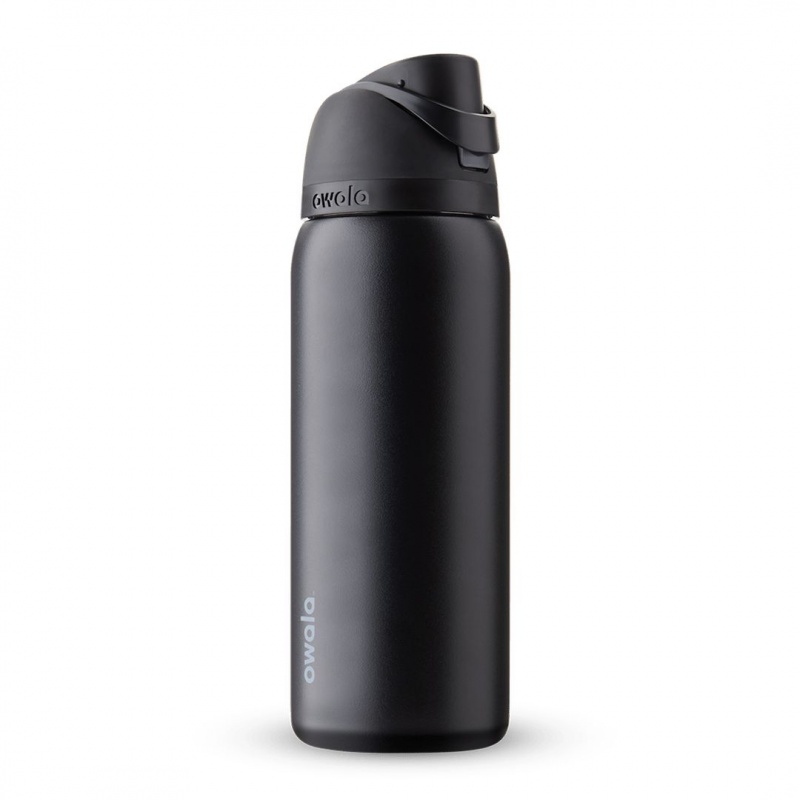 Very, Very Dark Owala 32oz FreeSip® Stainless Steel Water Bottle | 5413-TXKYV